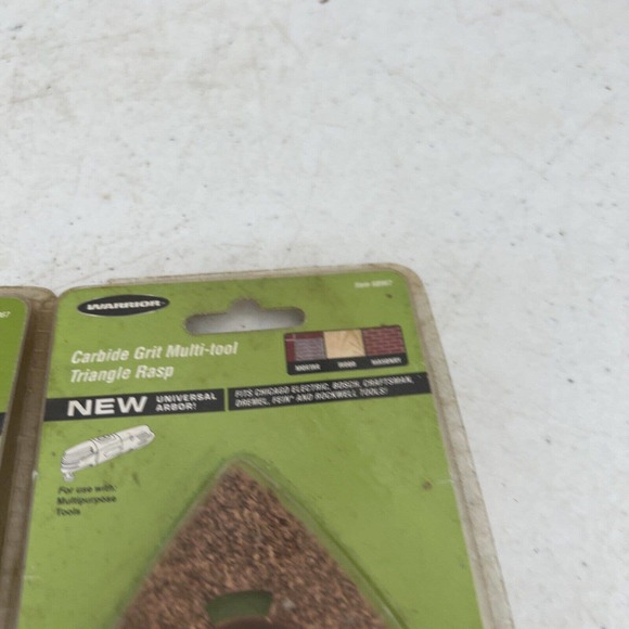 Warrior Carbide Grit Multi-tool Triangle Rasp Grinding Grout - Picture 7 of 10